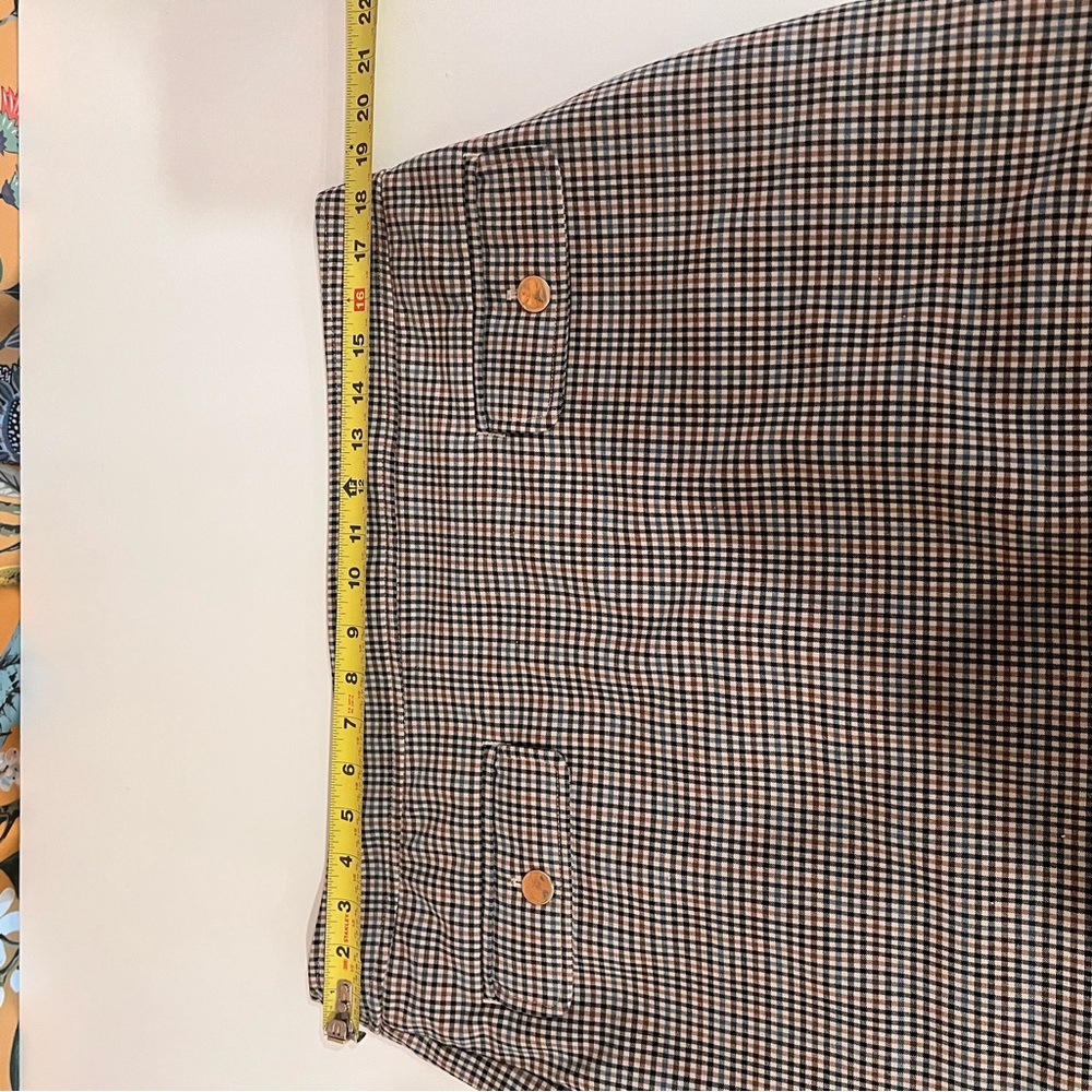 Loft women’s plaid mini skirt size 14 academia preppy office school casual chic - Picture 5 of 6